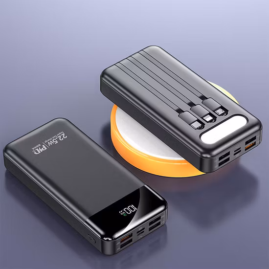 LED Power Digital Display Xc-122 avec 3 fils double USB 10000 mAh Powerbank charge rapide