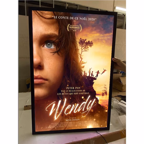 Cadre à clipser en aluminium pour affichage à LED