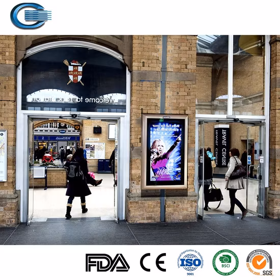 Huasheng 10X8FT profilé en aluminium modulaire Portable Silicone Edge tissu rétro-éclairé affiche Seg LED Lightbox cadres