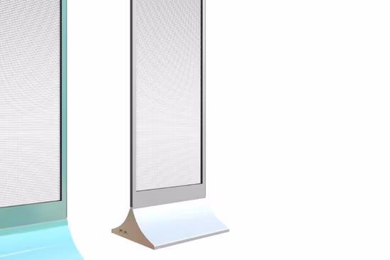 Les plus nouveaux affichages à LED P2.84-6.25 affichent des affiches à LED transparentes au sol