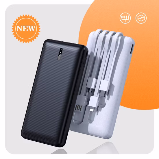 Banque d'alimentation intégrée à 4 câbles 20000mAh Best Buy Portable Mobile Power