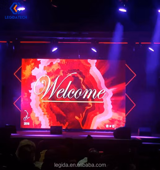 Mur vidéo P1.26 P1.5 P1.9 de mur vidéo LED de fond d'étape géante extérieure d'intérieur