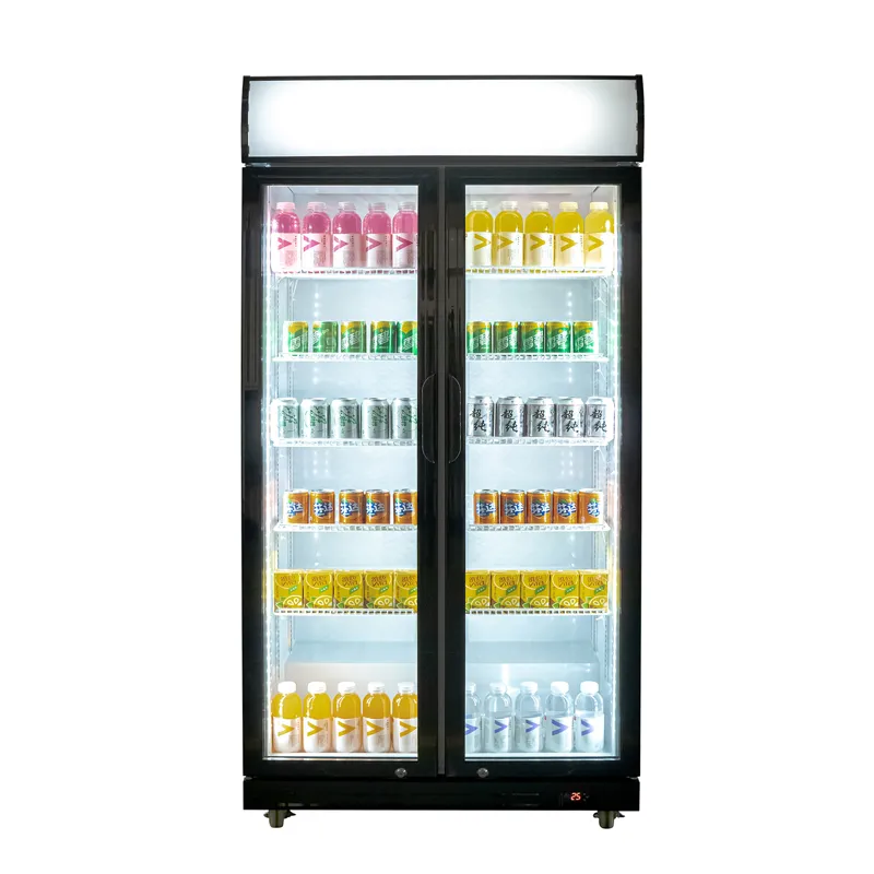 Ventilateur de réfrigérateur d'affichage de bière commerciale légère de LED refroidissant les boissons de porte simple armoire de boissons LC-1120j