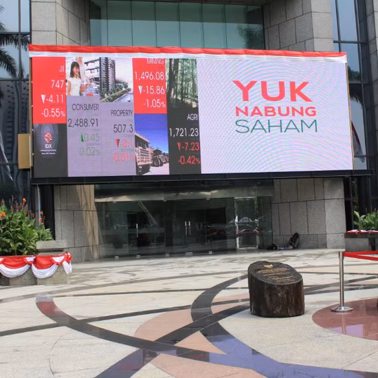 Écran d'affichage à LED polychrome extérieur imperméable de la station P6
